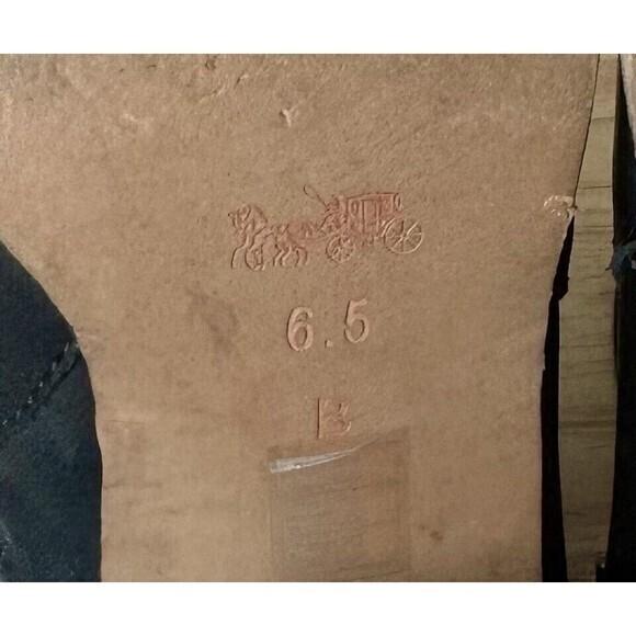 COACH Side Zip Leather Black‎ Boot 6.5 B - Picture 10 of 10